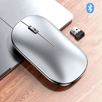 2.4 G Bezdrôtová Myš Tlačidlo Stlmiť Tichý Plnenie Bezdrôtová Myš s USB Prijímač Herná Myš pre Notebook PC Gamer