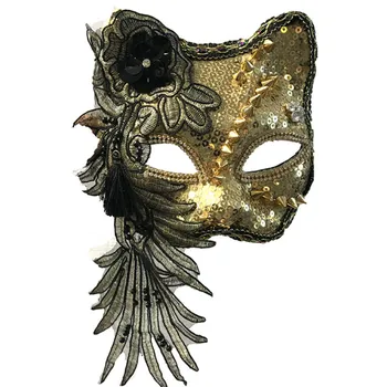 H3399 Party Fashion Mačka Maska Halloween Vianoce Maškaráda Princezná Masky Žien Nočný Klub Loptu Benátske Karnevalové Doplnky