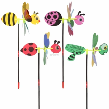 3D Flitre Zvierat, Včela veterný Mlyn Vietor Spinner Domov Záhrada Dvore Dekorácie Deti Hračka MAY07 dropshipping
