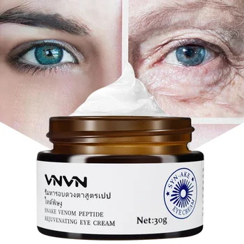 Hadí Jed Peptid Anti Wrinkle Eye Cream Očný Tašky Opuchnuté Odstrániť Anti Dark Circle Corrector Výťah Pevné Oko Podstate Starostlivosti